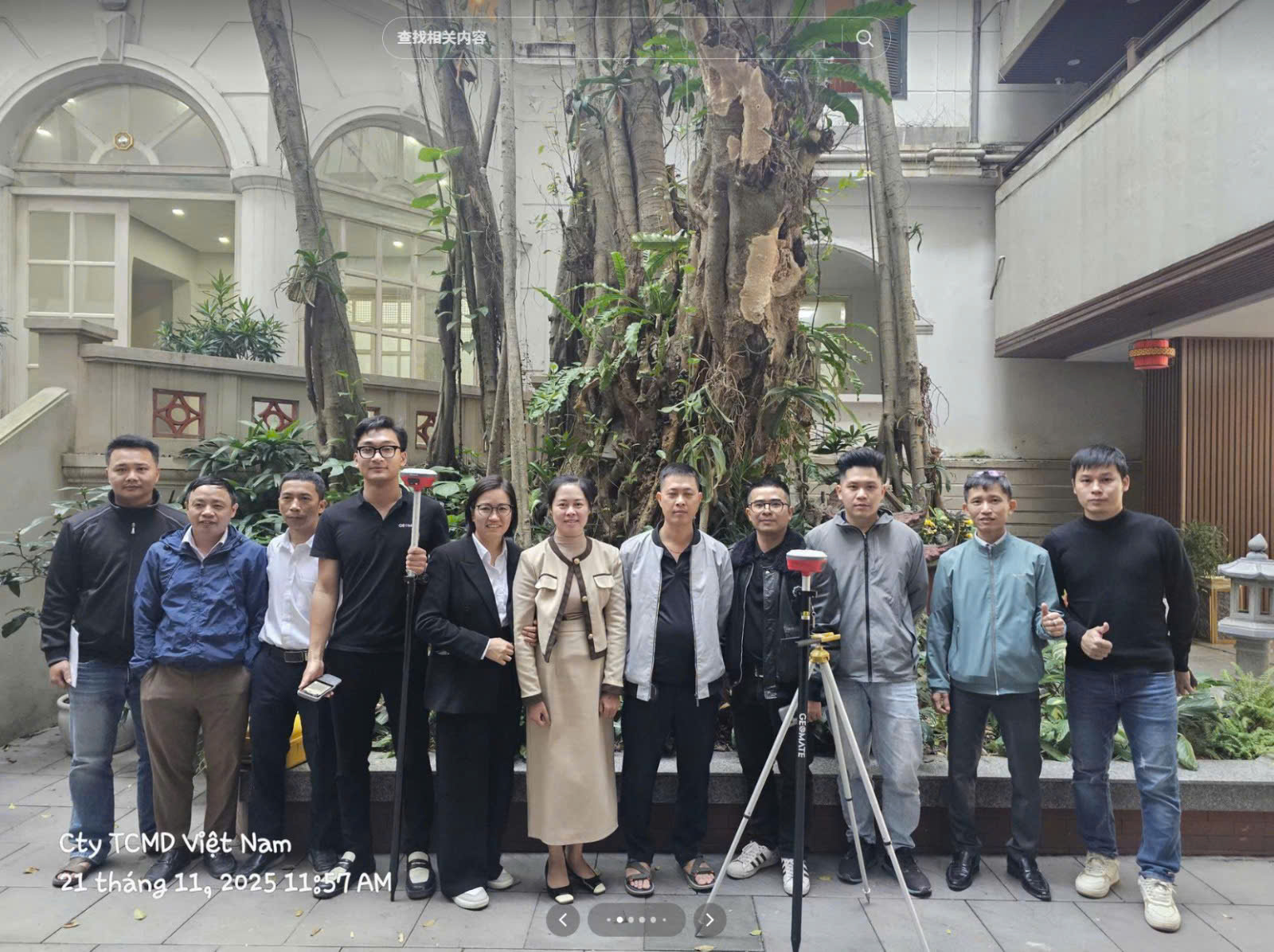 Chuyển giao công nghệ và khách hàng geomate 12